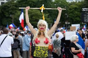 Les Patriotes protest against the Sanitary Pass - Paris
