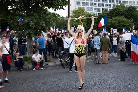 Les Patriotes protest against the Sanitary Pass - Paris