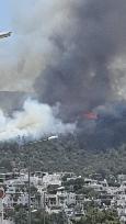 Wildfires continues at Bodrum - Turkey