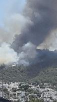 Wildfires continues at Bodrum - Turkey