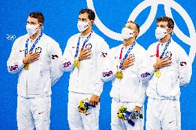 Tokyo Olympics - USA won gold on men's 4x100m medley relay