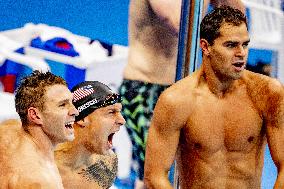 Tokyo Olympics - USA won gold on men's 4x100m medley relay