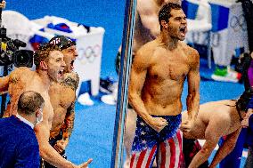 Tokyo Olympics - USA won gold on men's 4x100m medley relay