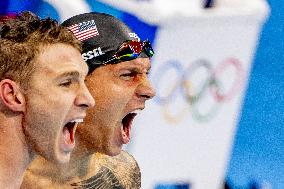 Tokyo Olympics - USA won gold on men's 4x100m medley relay