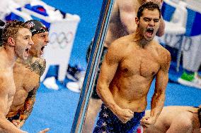 Tokyo Olympics - USA won gold on men's 4x100m medley relay