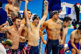 Tokyo Olympics - USA won gold on men's 4x100m medley relay