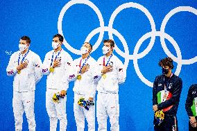 Tokyo Olympics - USA won gold on men's 4x100m medley relay