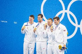 Tokyo Olympics - USA won gold on men's 4x100m medley relay