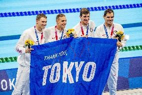 Tokyo Olympics - USA won gold on men's 4x100m medley relay