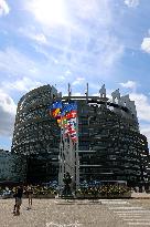 European Parliament in Strasbourg - iIlustration
