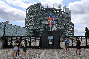 European Parliament in Strasbourg - iIlustration