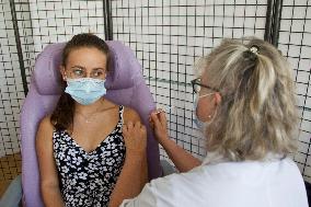 Vaccination Center During Summer Holiday - Briancon