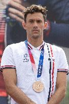 French Medalists of the Olympics Games at the Trocadero - Paris