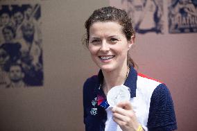 French Medalists of the Olympics Games at the Trocadero - Paris