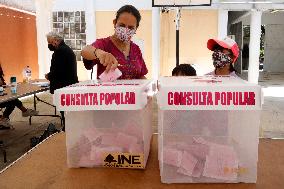 Referendum On Whether To Probe Ex-Presidents - Mexico