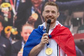 Team France Judo Medalists At Trocadero - Paris