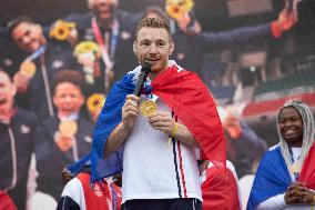 Team France Judo Medalists At Trocadero - Paris