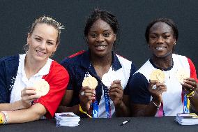 Team France Judo Medalists At Trocadero - Paris