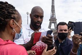 Team France Judo Medalists At Trocadero - Paris