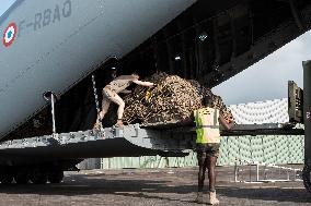 Military Medical Equipement Arrives In Martinique