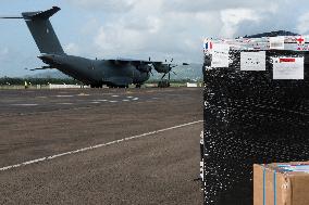 Military Medical Equipement Arrives In Martinique