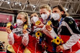 Tokyo Olympics - Germany wins team pursuit gold in new WR