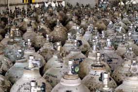 Workers supply oxygen tanks as new Delta variant of Covid-19