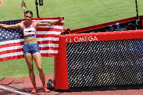 Tokyo Olympics - Sydney McLaughlin Smashes World Record In 400m Hurdles