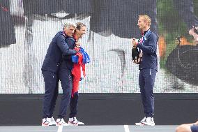 France Olympics Medalists At The Fan Zone Of The Trocadero - Paris