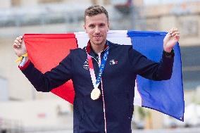 France Olympics Medalists At The Fan Zone Of The Trocadero - Paris