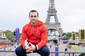 France Olympics Medalists At The Fan Zone Of The Trocadero - Paris