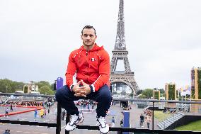 France Olympics Medalists At The Fan Zone Of The Trocadero - Paris