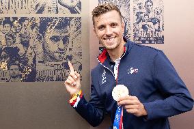 France Olympics Medalists At The Fan Zone Of The Trocadero - Paris