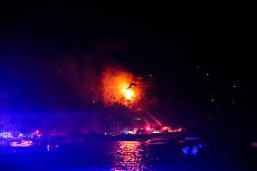 Wild Fires Engulfing The Coastal Town Of Marmaris - Turkey