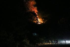 Wild Fires Engulfing The Coastal Town Of Marmaris - Turkey