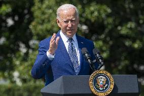 President Biden Delivers Remarks On Clean Energy - Washington