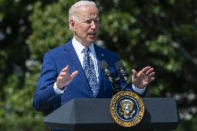 President Biden Delivers Remarks On Clean Energy - Washington