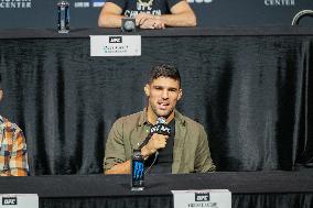 UFC 265 - Lewis And Gane Face Off - Houston