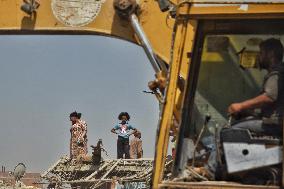 Destruction Of Ezbet Abu Qarn Real Estate In Old Cairo - Egypt