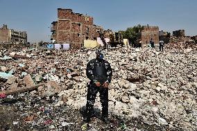 Destruction Of Ezbet Abu Qarn Real Estate In Old Cairo - Egypt