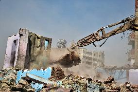 Destruction Of Ezbet Abu Qarn Real Estate In Old Cairo - Egypt
