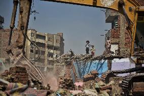 Destruction Of Ezbet Abu Qarn Real Estate In Old Cairo - Egypt