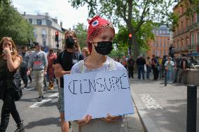 Demonstration Against The Sanitary Pass - Toulouse