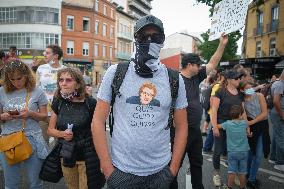Demonstration Against The Sanitary Pass - Toulouse