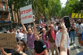 Demonstration Against The Sanitary Pass - Toulouse
