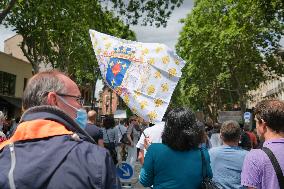 Demonstration Against The Sanitary Pass - Toulouse