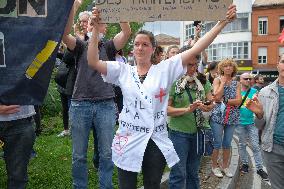 Demonstration Against The Sanitary Pass - Toulouse