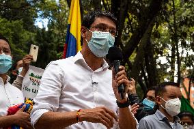 Colombia Presidential Elections Camilo Romero Candidate - Bogota