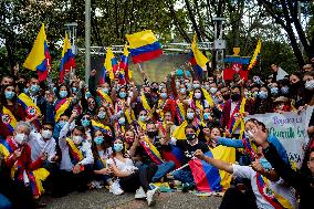 Colombia Presidential Elections Camilo Romero Candidate - Bogota