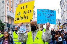 Demonstration Against The Health Pass - Paris